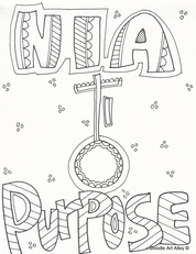 Kwanzaa Coloring Pages - Religious Doodles