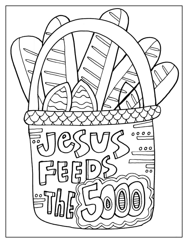 jesus-feeds-the-5000-religious-doodles