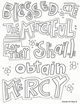 sermon on the mount coloring pages